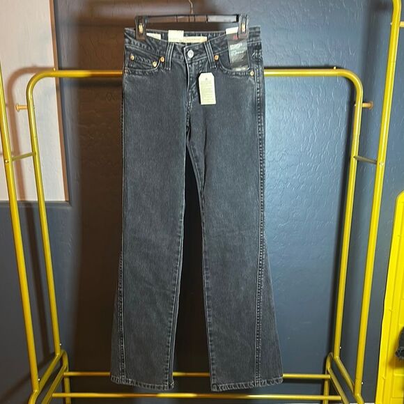 NWT Levi's Gray black  bootcut Leg Jeans Clean Finish - Picture 1 of 8